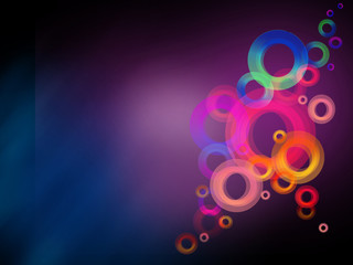colourful circle background