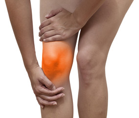 Acute pain in a woman knee
