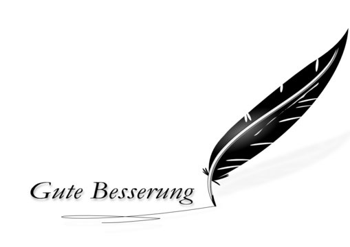 Gute Besserung Karte