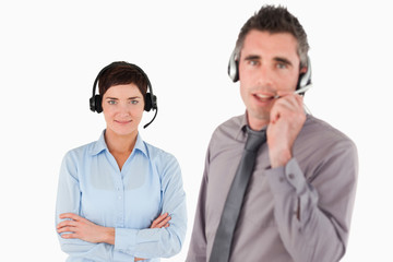 Isolated managers using headsets