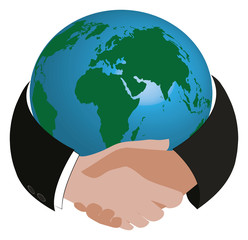 handshake-weltkugel