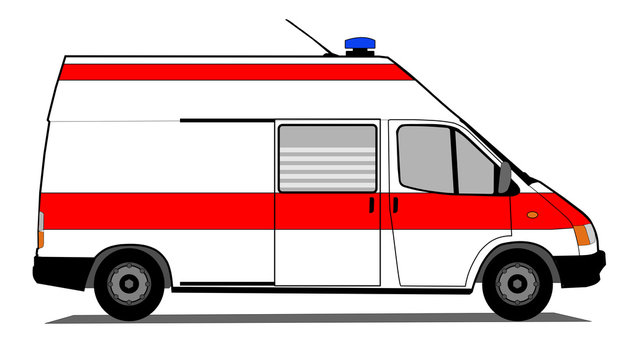 Ambulance vector