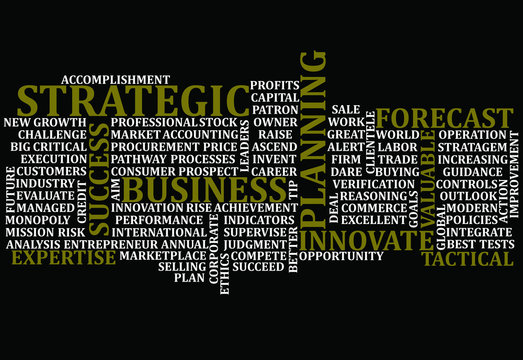 Business Words Collage