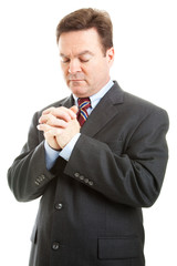 Businessman in Prayer