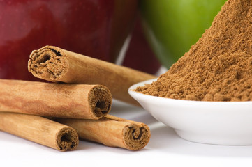 Cinnamon and apples