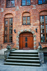 Tenement stairs in Elblag City, Poland