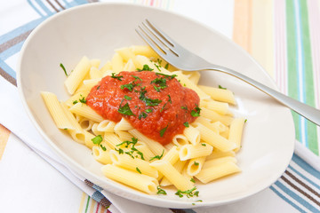 pasta and tomato