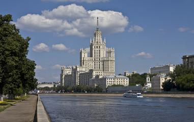 Fototapeta premium Moscow, high-rise building