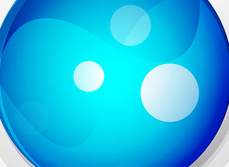 Vector sphere abstract background