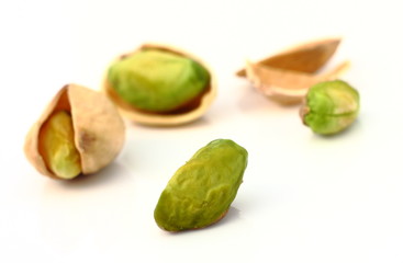Heap of pistachios