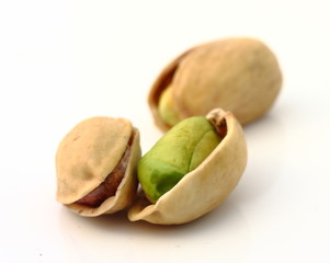 Heap of pistachios