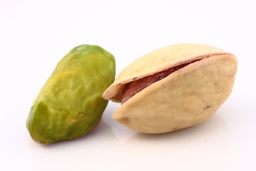 Heap of pistachios