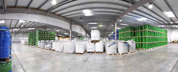 Lagerhalle Chemiebetrieb/ industry depot