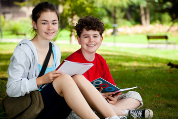 Students outdoor