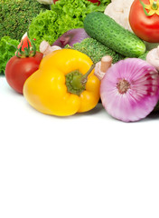 Assorted fresh vegetables