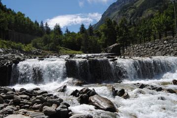 Fiume di montagna, Panorami sul Gran Paradiso
