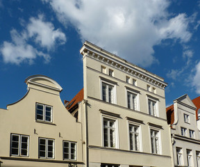 Fototapeta na wymiar Lübecker Giebelhäuser