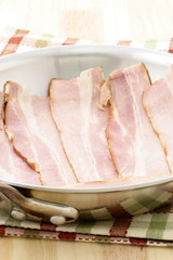 cured delicious bacon