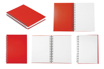 Obraz premium red notebook collection