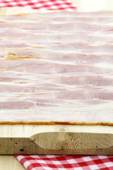 cured delicious bacon