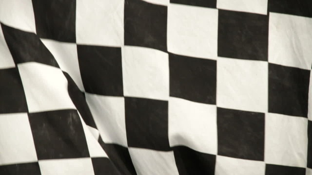 Racing checkered flag. Real fabric not rendered