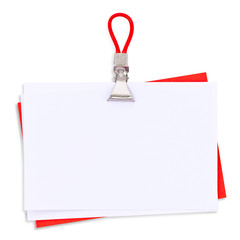 Note avec pince
