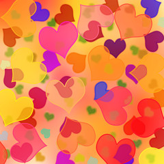 hearts background