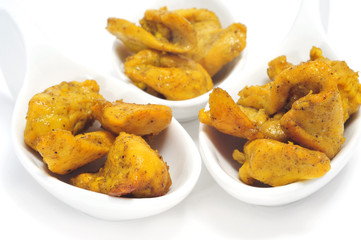 pinchitos meat, typical of Spain