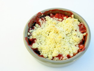crumble fraise