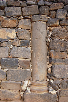 Historical Wall in Bosra Syria