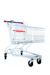Shopping Trolley on a white background.