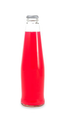 isolated alcohol bottle