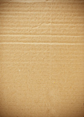 Fototapeta na wymiar piece of corrugated cardboard