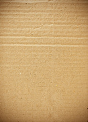 piece of corrugated cardboard
