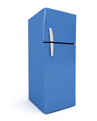 Blue fridge