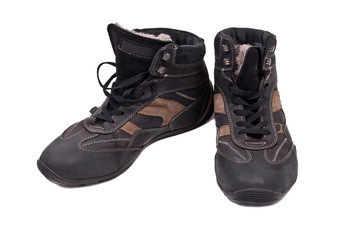 Pair of man autumn boots