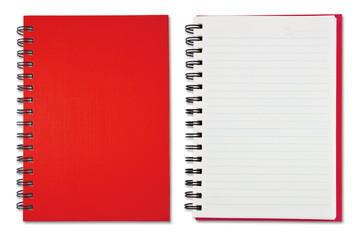 Red Blank Note Book