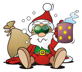 Cool Santa Hot Drink
