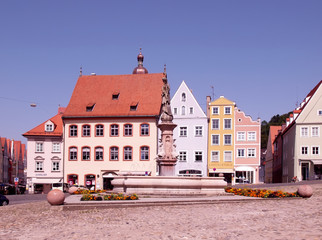 Marienbrunnen in Landsberg am Lech