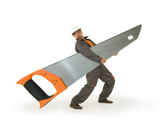 Bricolage - les outils adaptés - la scie géante