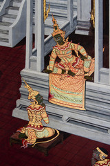Public Art Painting at Wat Phra Kaew