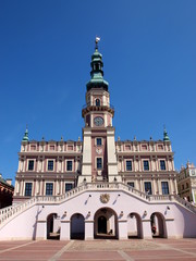 Obraz premium Rathaus in Zamosc - Polen
