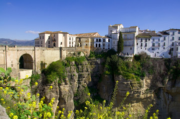 Naklejka premium El Puente Nuevo - Ronda - Andalusien - Spanien