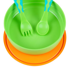 children's plastic tableware