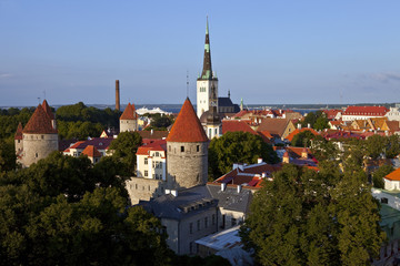 Obraz premium St. OlavÕs Church and Tower, Tallinn