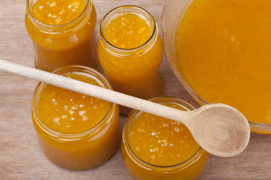 selbstgemachte Mirabellenmarmelade