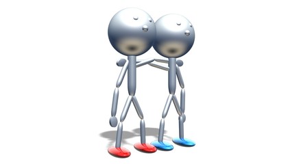 3D Freundschaft
