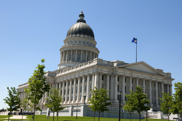 Naklejka premium State Capitol House and memorial in Salt Lake City Utah USA