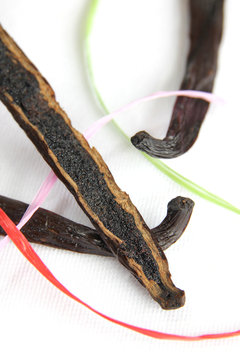 Ge&ouml;ffnete Vanilleschote - Open Vanilla Bean