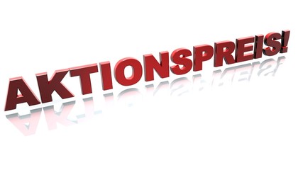 3D Schrift 3 - Aktionspreis